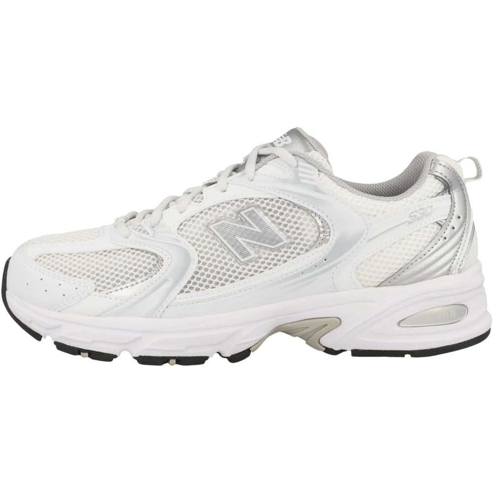 image:imageNew Balance Kids 574 Newb V2 Familiar Ground Hook and Loop SneakerNb WhiteSilver Metallic