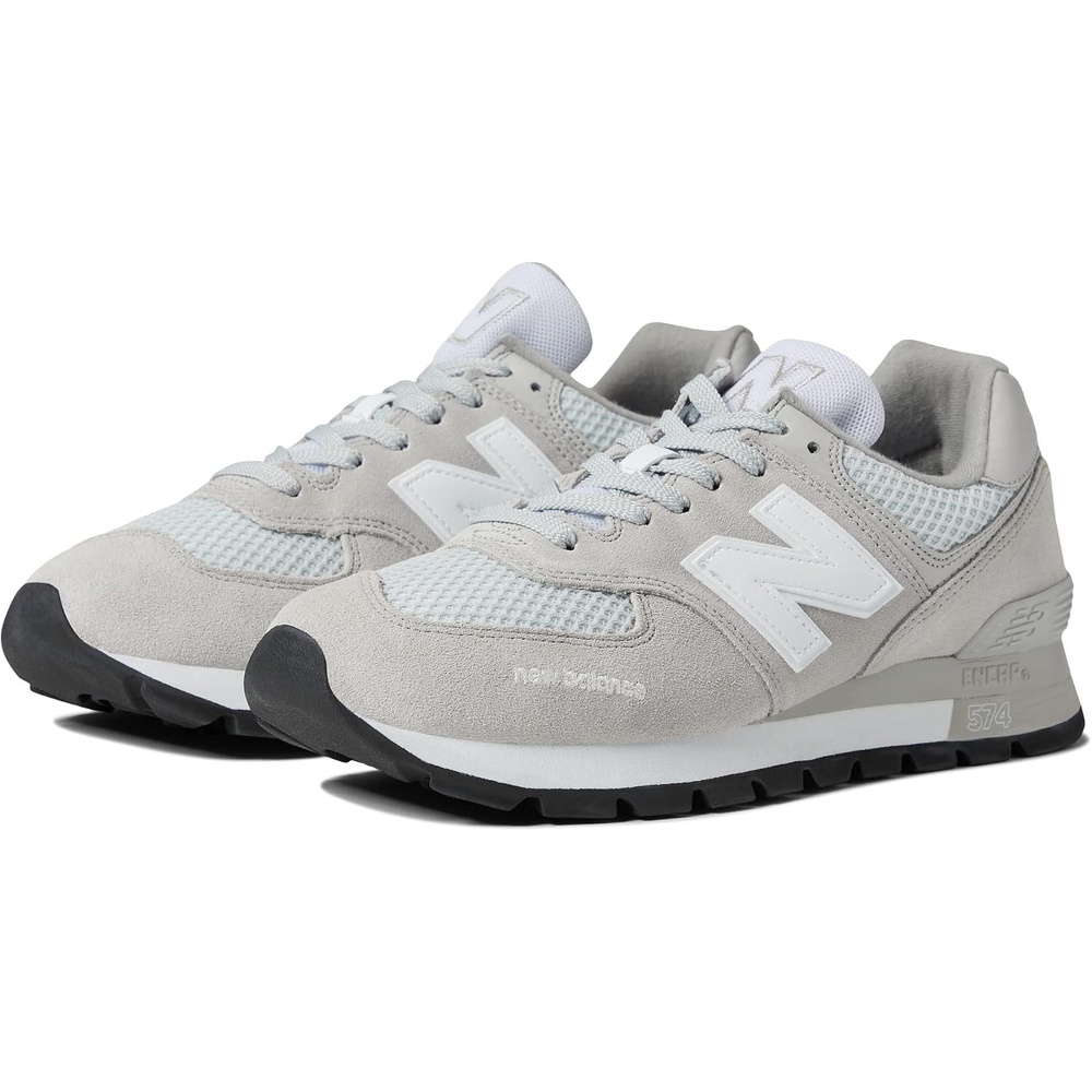 image:imageNew Balance Kids 574 Newb V2 Familiar Ground Hook and Loop SneakerRain CloudWhitemulticolored