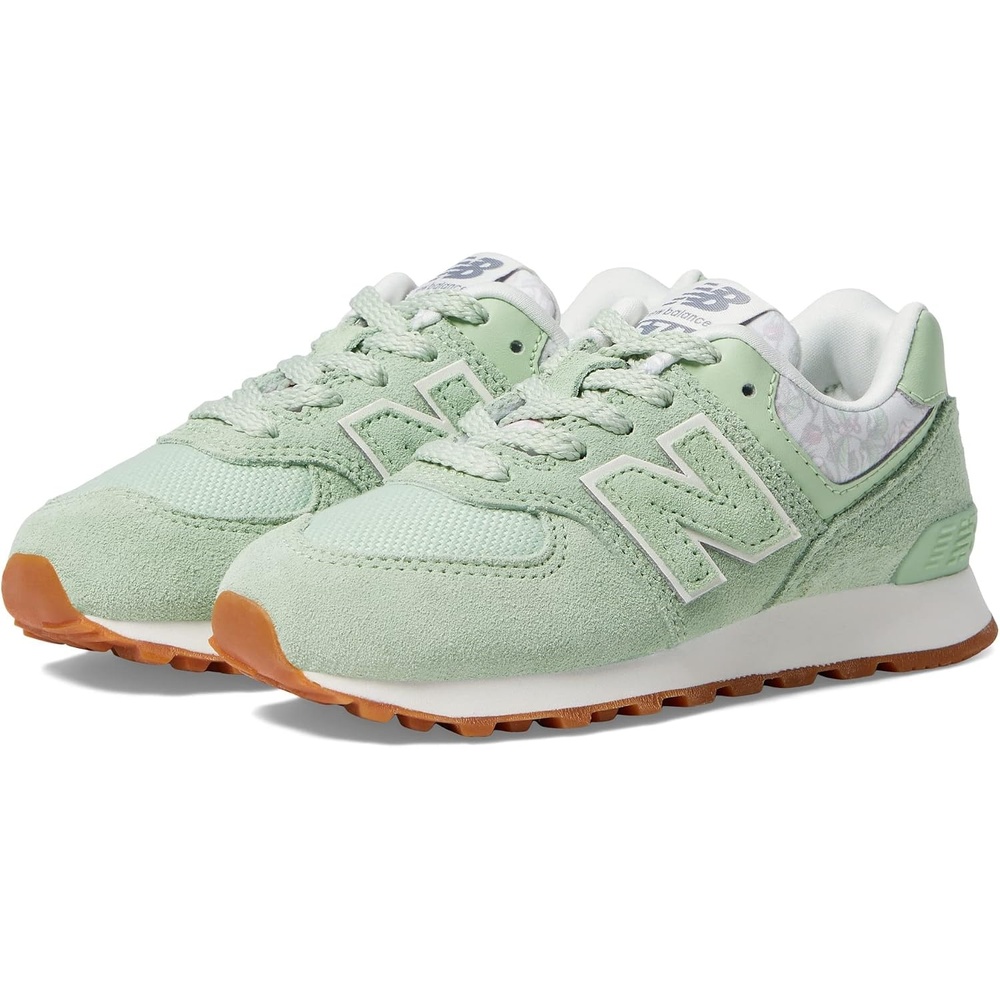 image:imageNew Balance Kids 574 V1 LaceUp SneakersAvocadoSea Salt
