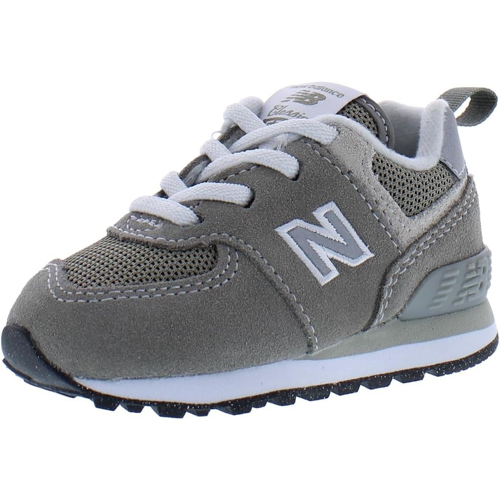 image:imageNew Balance Kids 574 V1 LaceUp SneakersDoveGreyCement Grey