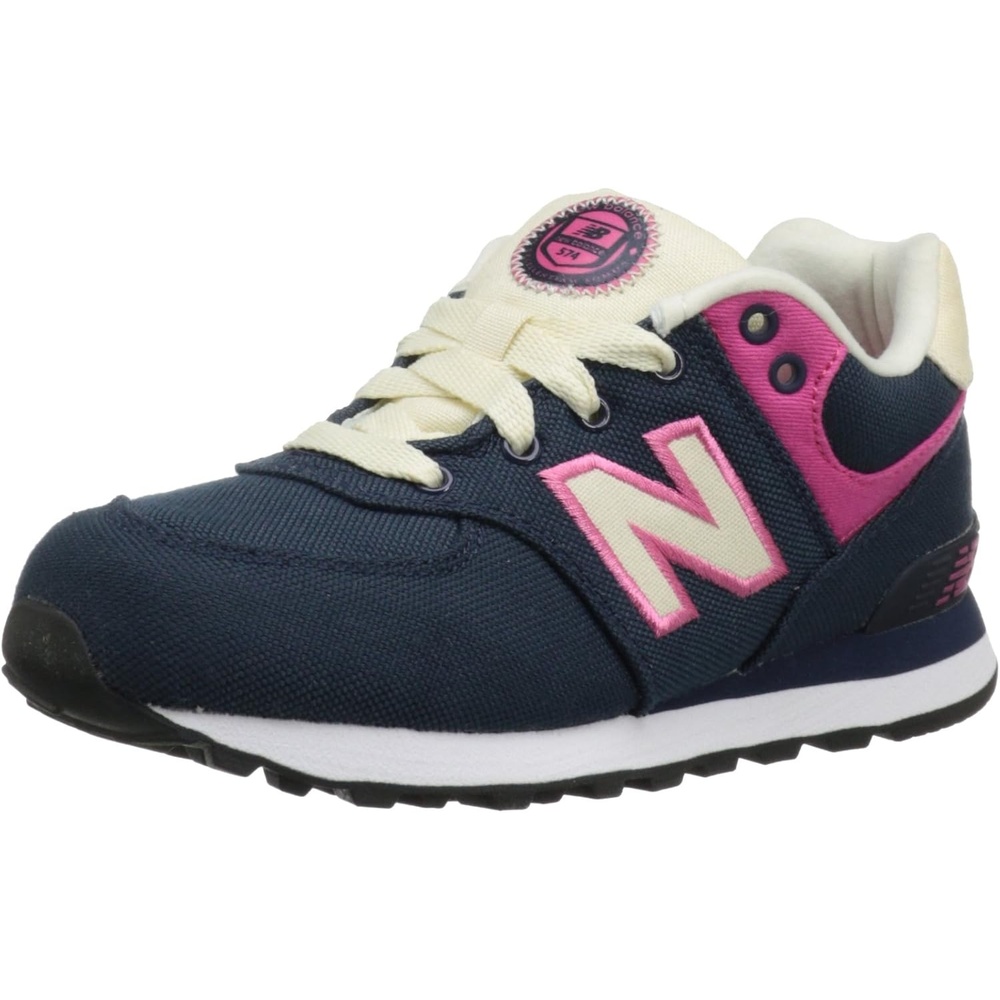image:imageNew Balance Kids 574 V1 LaceUp SneakersNavyPink