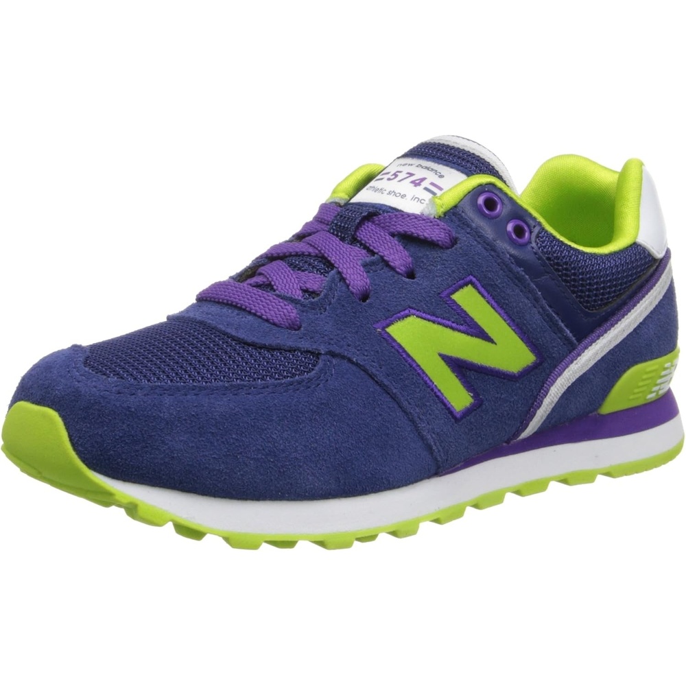 image:imageNew Balance Kids 574 V1 LaceUp SneakersNavyPurple