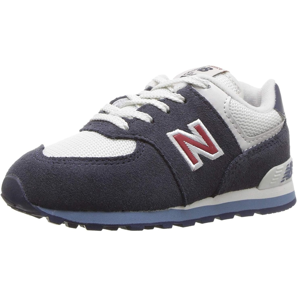 image:imageNew Balance Kids 574 V1 LaceUp SneakersNavyRed