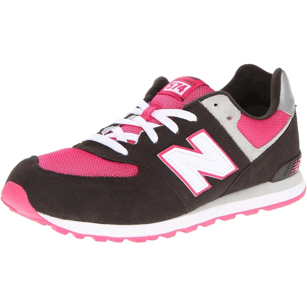 image:imageNew Balance Kids 574 V1 LaceUp SneakersRavenpink