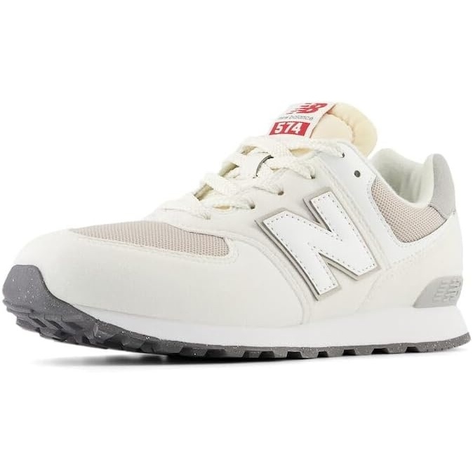 image:imageNew Balance Kids 574 V1 LaceUp SneakersSea SaltWhite
