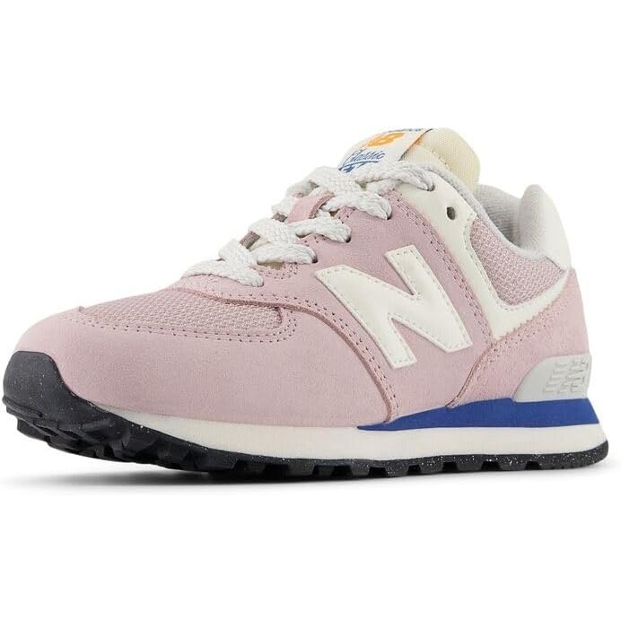 image:imageNew Balance Kids 574 V1 LaceUp SneakersTwilight HazeSea Stone