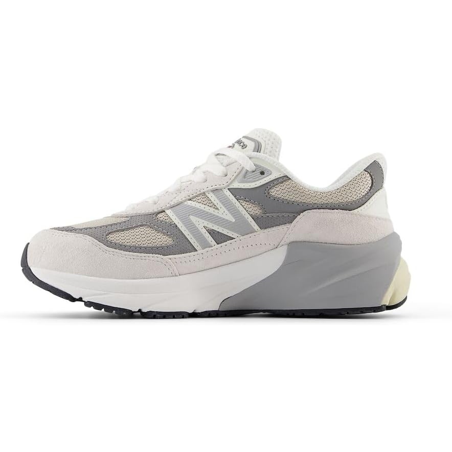 image:imageNew Balance Kids 990 V6 Laceup SneakerReflectionMarbleheadWhite