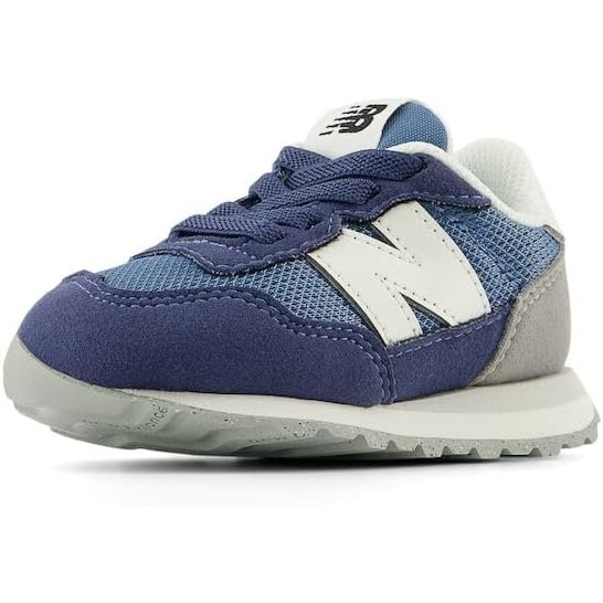 image:imageNew Balance Kids Kids 237 Bungee Lace SneakerHeron BlueVintage Indigo