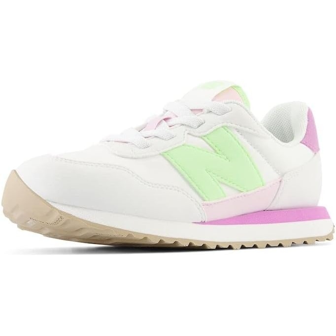 image:imageNew Balance Kids Kids 237 Bungee Lace SneakerReflectionCapricornMint Flash