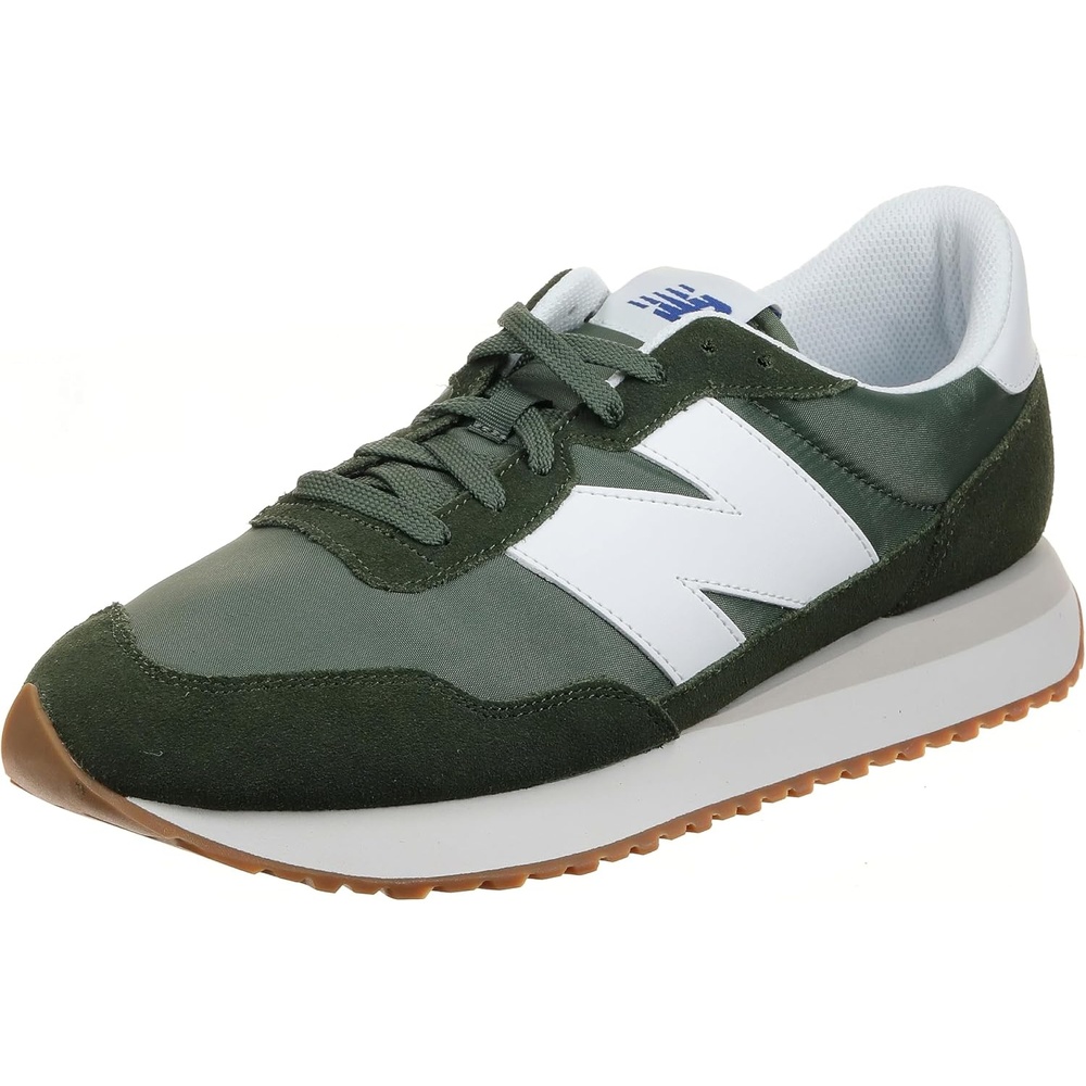 image:imageNew Balance Mens 237 V1 SneakerDeep Olive GreenKombuWhite