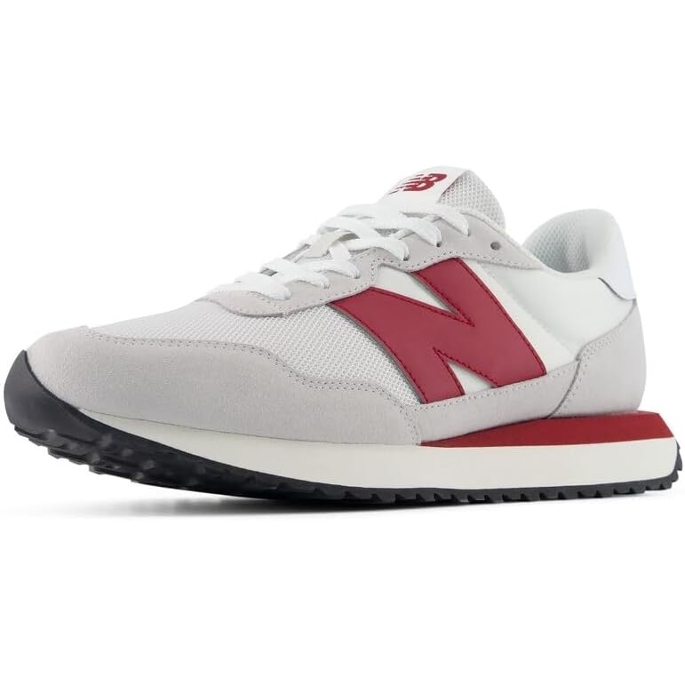 image:imageNew Balance Mens 237 V1 SneakerGrey MatterPodium Red