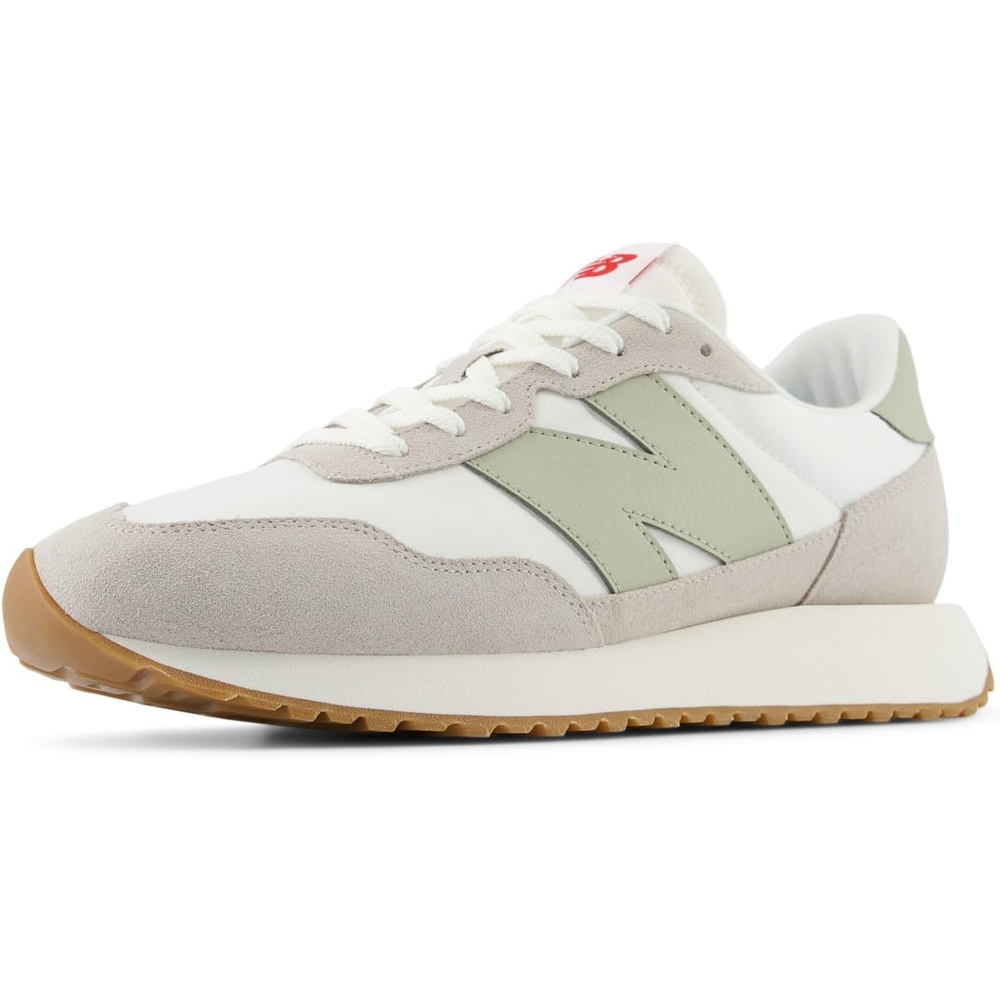 image:imageNew Balance Mens 237 V1 SneakerWhiteMoonrockOlivine