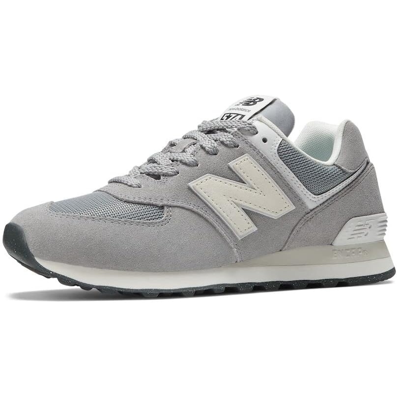 image:imageNew Balance Mens 574 V1 Core SneakersGreyOff White