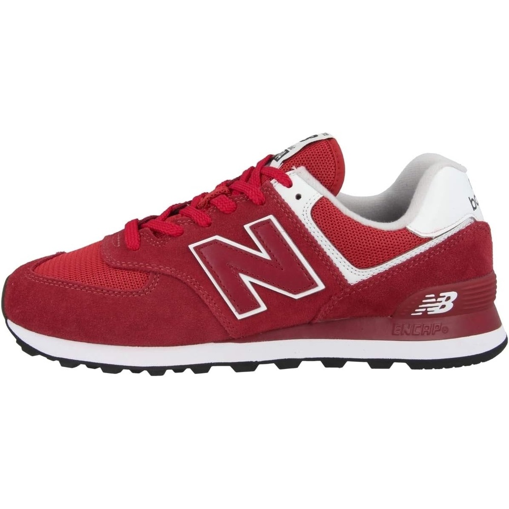 image:imageNew Balance Mens 574 V1 Core SneakersNeo Crimson