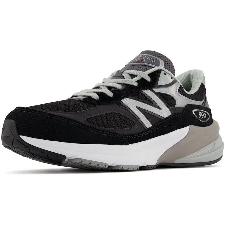 image:imageNew Balance Mens Made in USA 990v6 SneakersBlackBlack