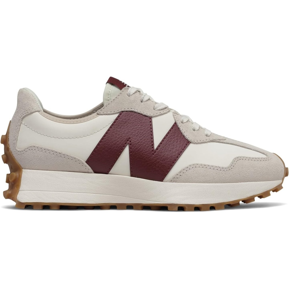 image:imageNew Balance Womens 327 SneakerMoonbeamClassic Burgundy
