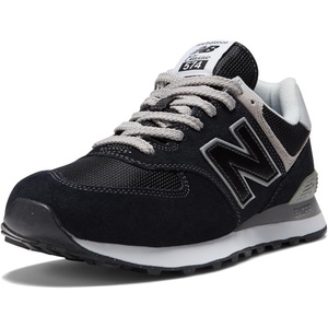 New Balance 574 Unisex Shoes(Black/White)