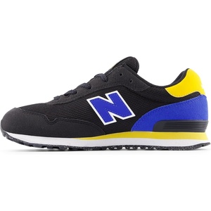 New Balance Kids’ 515 V1 Hook and Loop Sneaker(Black/Blue Gemstone)