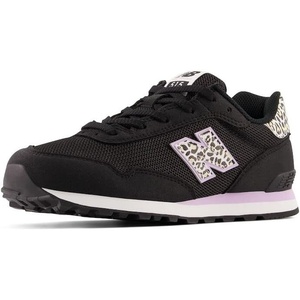 New Balance Kids’ 515 V1 Hook and Loop Sneaker(Black/Cyber Lilac)