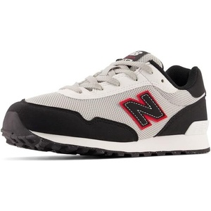 New Balance Kids’ 515 V1 Hook and Loop Sneaker(Black/True Red)