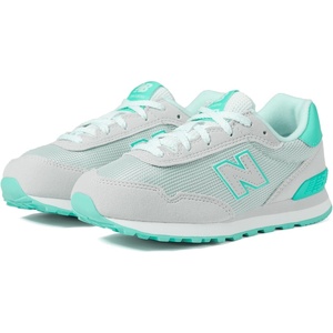 New Balance Kids’ 515 V1 Hook and Loop Sneaker(Concrete/Cyber Jade/0)