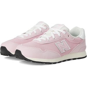 New Balance Kids’ 515 V1 Hook and Loop Sneaker(Mid Century Pink/White)