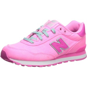 New Balance Kids’ 515 V1 Hook and Loop Sneaker(Peony Glo/Peony)