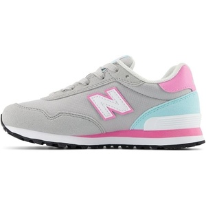 New Balance Kids’ 515 V1 Hook and Loop Sneaker(Raincloud/Reflection/Signal Pink)
