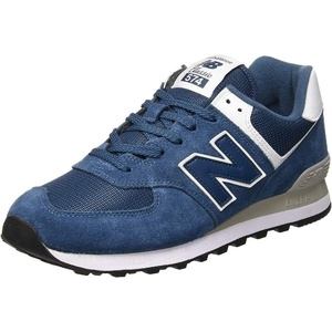 New Balance Kids 574 New-b V2 Familiar Ground Hook and Loop Sneaker(Blue Sea Smoke White Esm)
