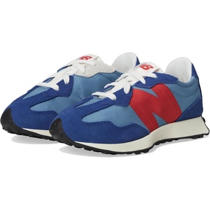 New Balance Kids 574 New-b V2 Familiar Ground Hook and Loop Sneaker(Inkwell/True Red)