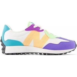 New Balance Kids 574 New-b V2 Familiar Ground Hook and Loop Sneaker(Multicoloured)