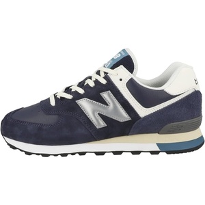 New Balance Kids 574 New-b V2 Familiar Ground Hook and Loop Sneaker(Nb Navy/Sea Salt)