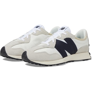 New Balance Kids 574 New-b V2 Familiar Ground Hook and Loop Sneaker(Silver Birch/Black)