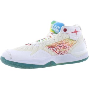 New Balance Kids 574 New-b V2 Familiar Ground Hook and Loop Sneaker(White/Red)
