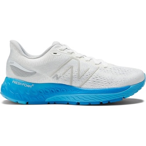 New Balance Kids 574 New-b V2 Familiar Ground Hook and Loop Sneaker(White/Vibrant Sky/Serene Blue)