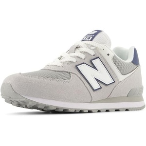 New Balance Kids’ 574 V1 Lace-Up Sneakers(Brighton Grey/Nb Navy)