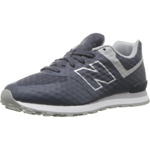 New Balance Kids’ 574 V1 Lace-Up Sneakers(Charcoal)