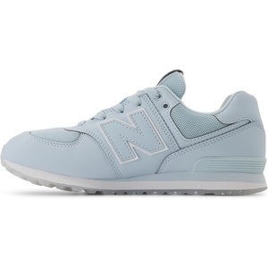 New Balance Kids’ 574 V1 Lace-Up Sneakers(Frosted Glass/Silver Metalic)