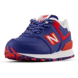 New Balance Kids’ 574 V1 Lace-Up Sneakers(Inkwell/White)