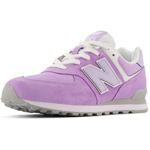 New Balance Kids’ 574 V1 Lace-Up Sneakers(Lilac Glo/Bright Lavender)