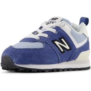 New Balance Kids’ 574 V1 Lace-Up Sneakers(Magic Blue/Oxford Blue)