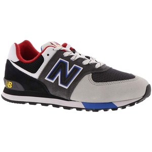 New Balance Kids’ 574 V1 Lace-Up Sneakers(Magnet/Serene Blue)