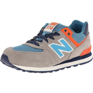 New Balance Kids’ 574 V1 Lace-Up Sneakers(Tan/Orange)