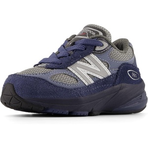 New Balance Kids’ 990 V6 Lace-up Sneaker(Vintage Indigo/Arctic Grey)