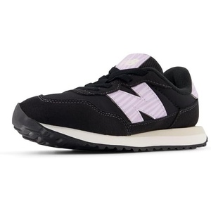 New Balance Kid’s Kids 237 Bungee Lace Sneaker(Black/Lilac Glo)