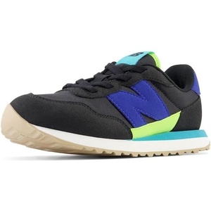 New Balance Kid’s Kids 237 Bungee Lace Sneaker(Black/Marine Blue/Thirty Watt)
