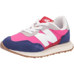 New Balance Kid’s Kids 237 Bungee Lace Sneaker(Blue/Exuberant Pink)
