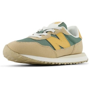 New Balance Kid’s Kids 237 Bungee Lace Sneaker(Dark Juniper/Dried Apricot)