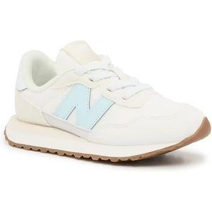 New Balance Kid’s Kids 237 Bungee Lace Sneaker(Frosted Glass/Sea Salt)