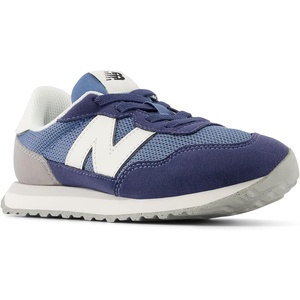 New Balance Kid’s Kids 237 Bungee Lace Sneaker(Heron Blue/Vintage Indigo 1)
